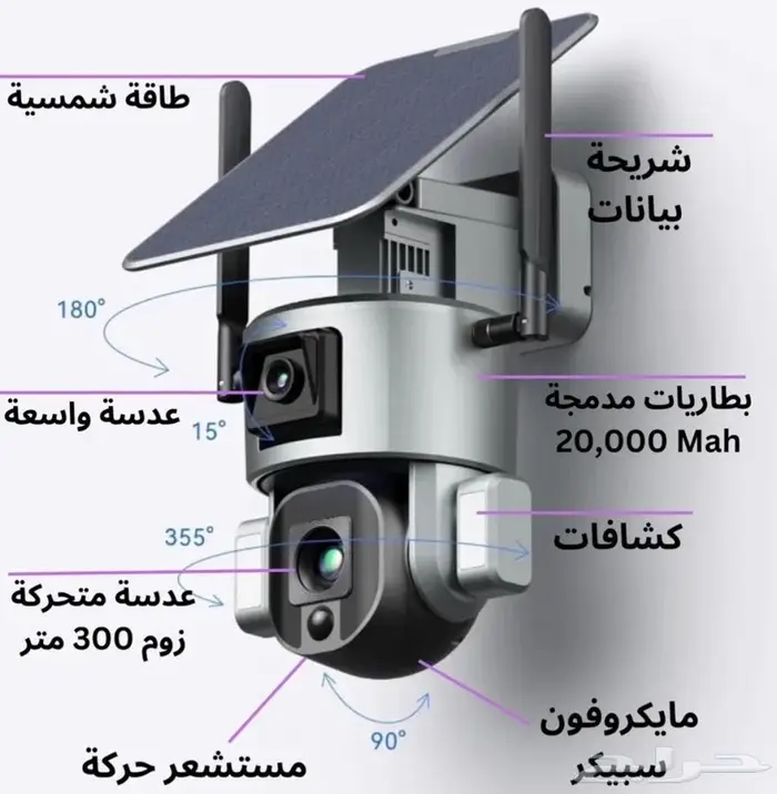 كامير مراقبة تعمل الطاقة الشمسية 0