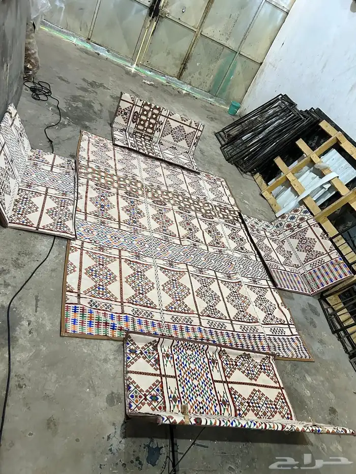 أطقم جلسات حديد 9 قطع 14