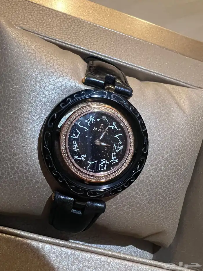 ساعة جوزتاف السوسريه مرصعه بل الماس 2