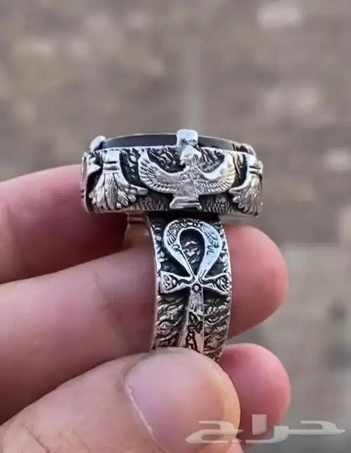 خواتم فضة للمتميزين بأحجار كريمة 37