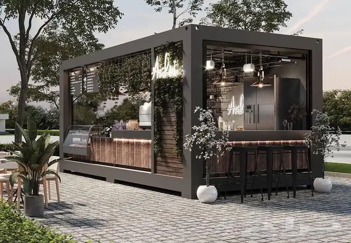 كونتينر فود ترك درايف ثرو كشك ( تجهيز المشروع بالكامل ) 13