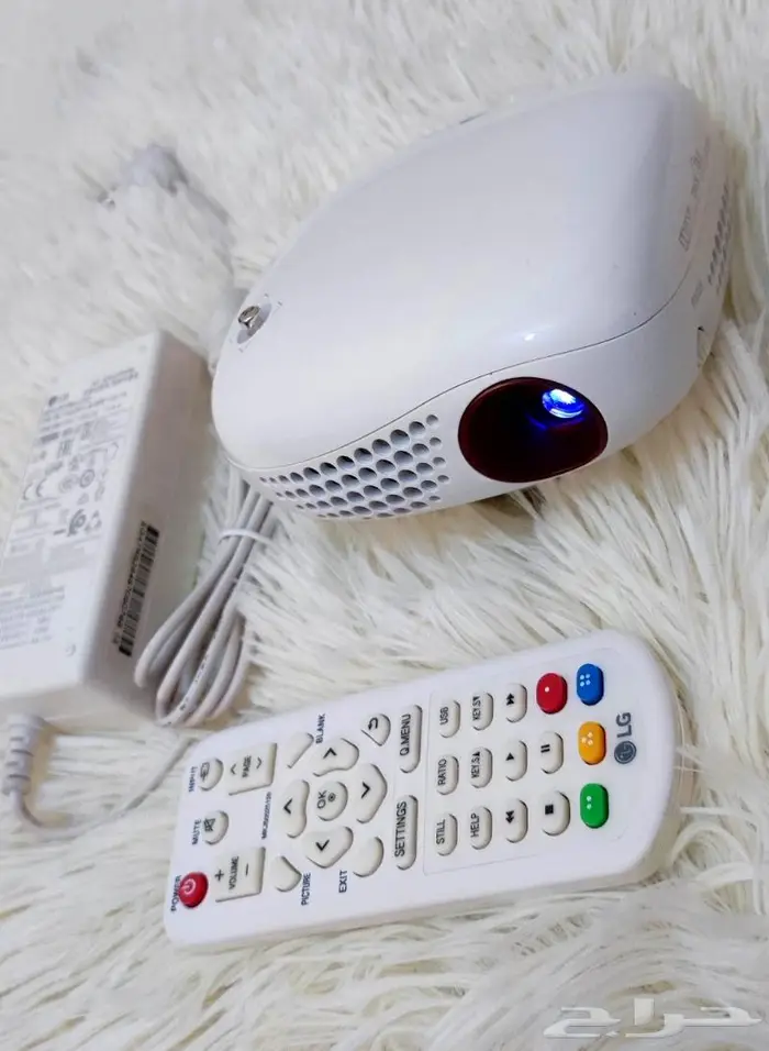 بروجكتر إل جي LG محمول_حجم صغير_مستعمل نظيف_كوري أصلي 11