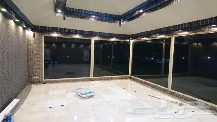 عازل حراري امريكي - تظليل زجاج مباني - ستيكرات مثلج 14