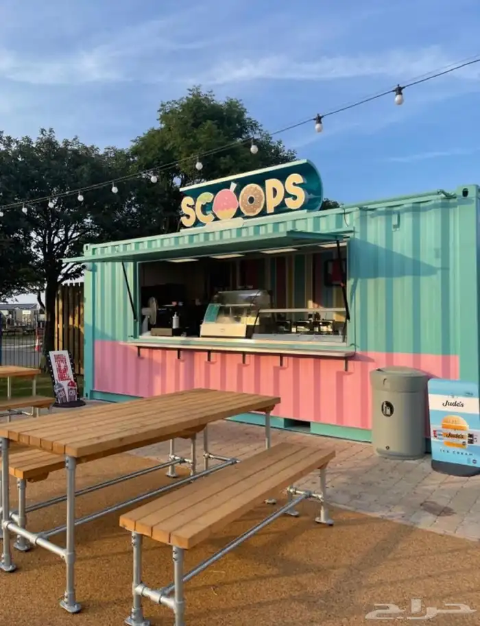 كونتينر فود ترك درايف ثرو كشك ( تجهيز المشروع بالكامل ) 34