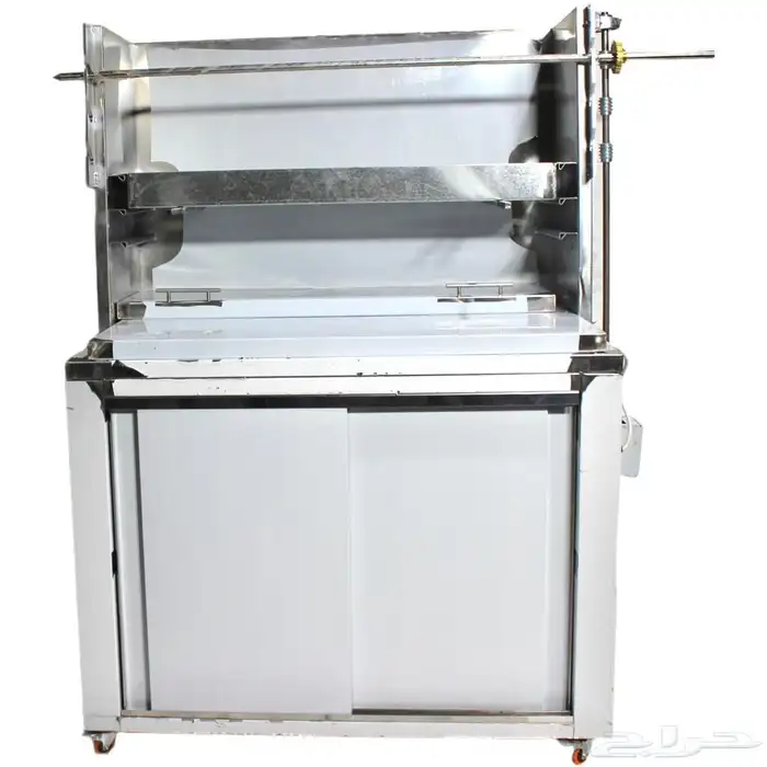 مكينة شاورما شواية شاورما فحم ستيل شوايه ستيل معدات شاورما 0