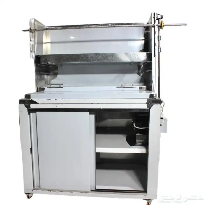 مكينة شاورما شواية شاورما فحم ستيل شوايه ستيل معدات شاورما 1