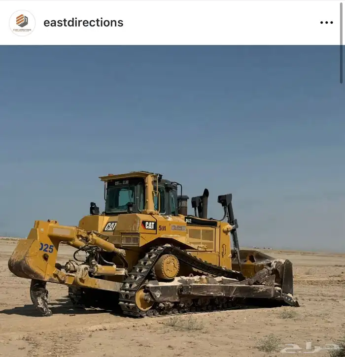 للايجار بلدوزر D8 مع رخصة ارامكوا SPSP 0