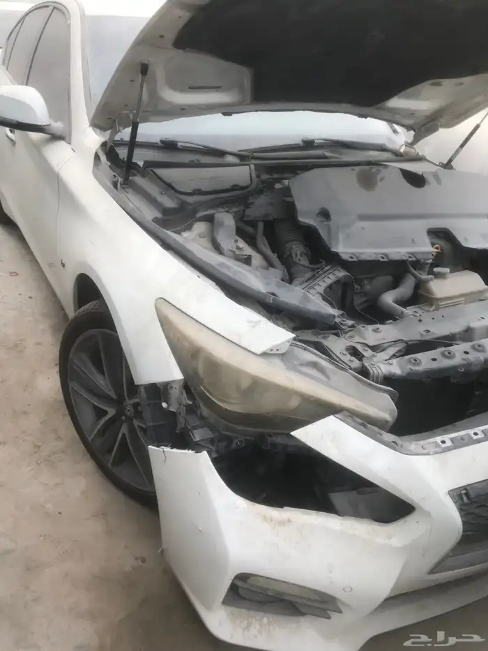 انفنتي Q50S موديل 2016 تشليح قطع غيار فقط 2