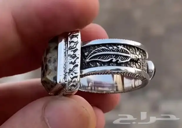 خواتم فضة للمتميزين بأحجار كريمة 49
