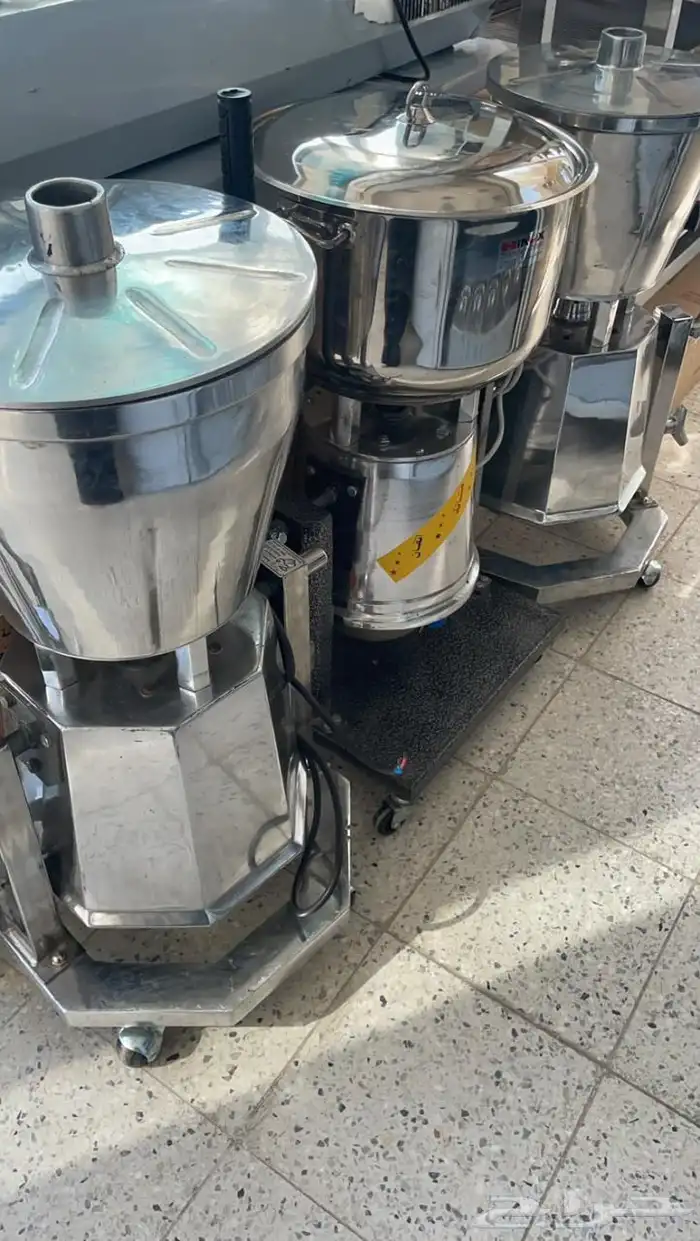 مكينة حمص مطحنة ثوم معدات بوفية اعمال استيل 1