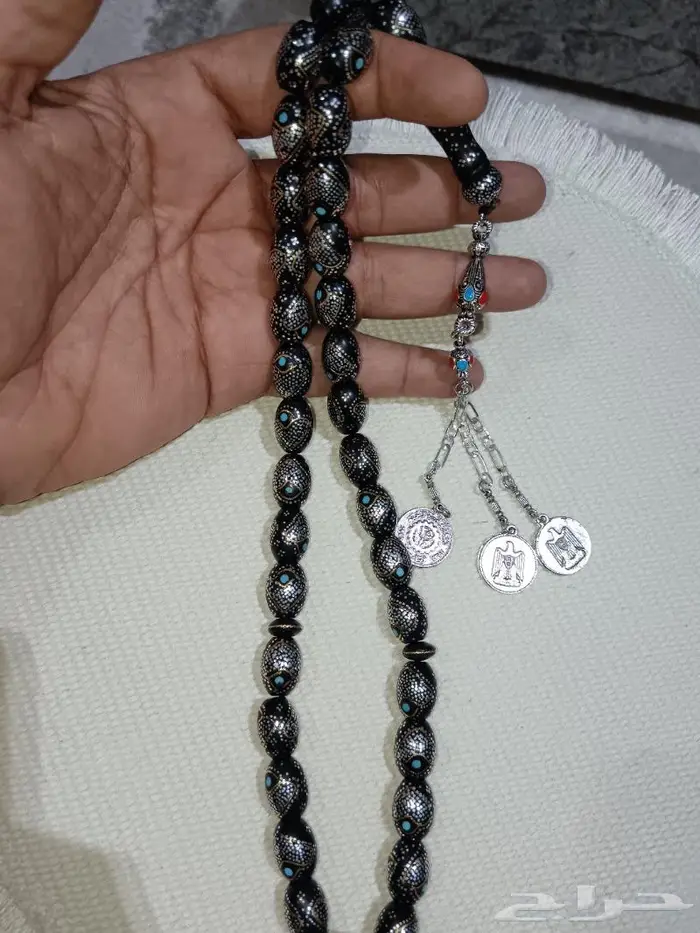 مسابيح يسر شغل يدوي ومسباح كوك حجم 16 5