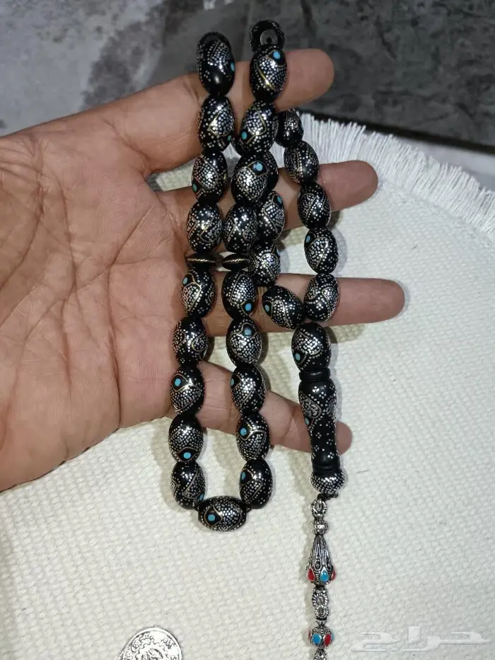 مسابيح يسر شغل يدوي ومسباح كوك حجم 16 7