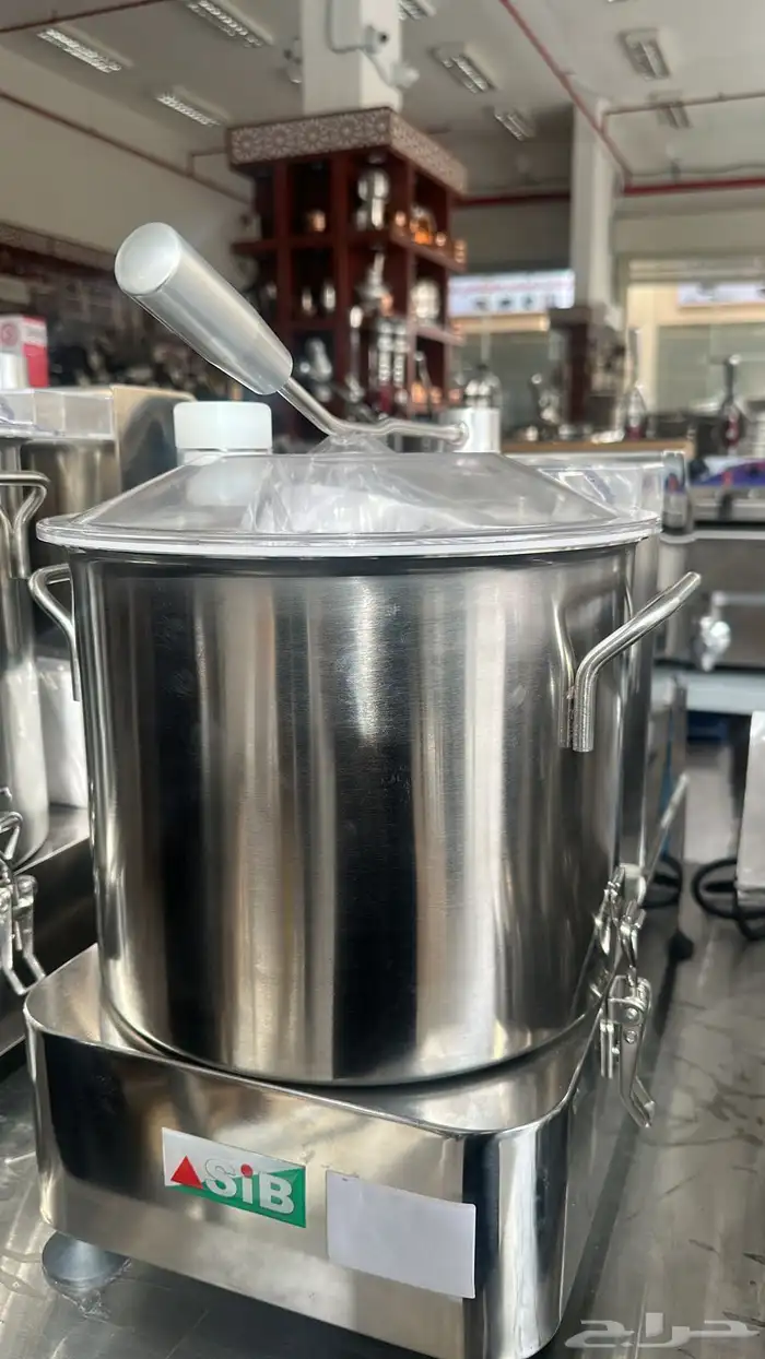 مكينة حمص مطحنة ثوم معدات بوفية اعمال استيل 0