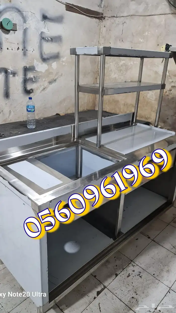 تركيب مداخن استيل وتفصيل طاولات 34