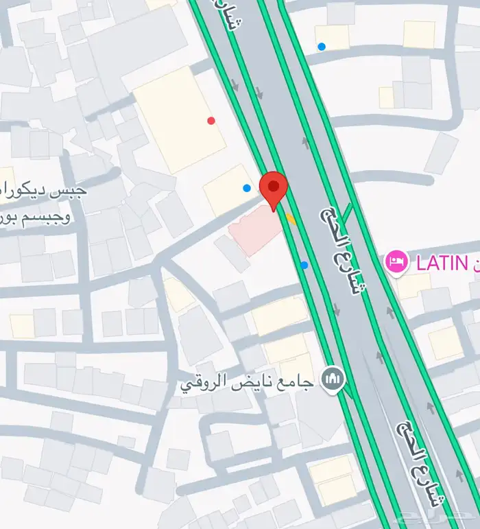 ارض تجاريه صك الكتروني وكروكي بصمه شارع الحج 0