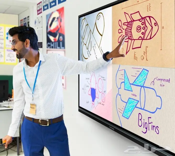 شاشه تفاعليه مستخدمه بروميثين75بوصه 4