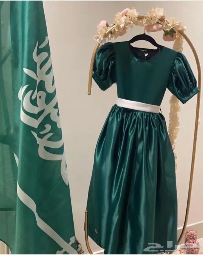 فساتين بناتي لليوم الوطني 2025 عزنا بطبعنا 9