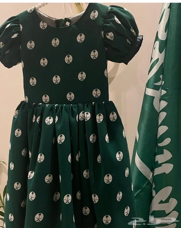 فساتين بناتي لليوم الوطني 2025 عزنا بطبعنا 7