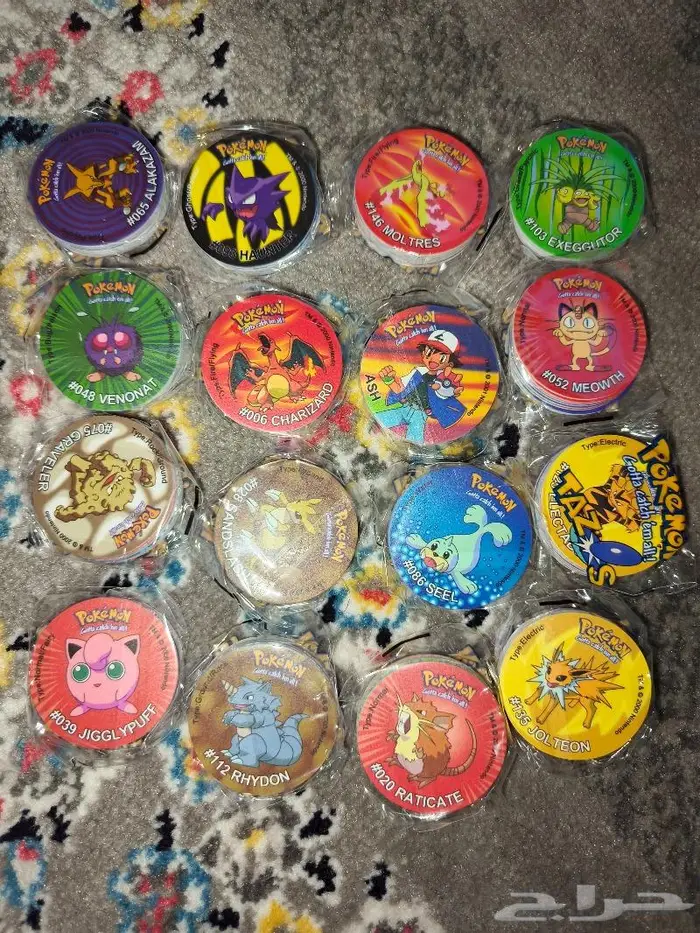 بيكمون تازو Tazos الاصدار الاول 1