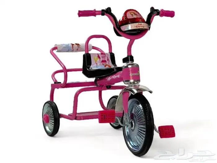 دراجة أطفال مقعد ومقعدين حديد ذات 3 كفرات (سيكل 3 كفرات) 17