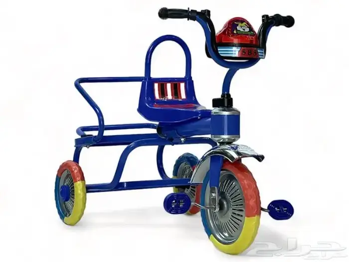 دراجة أطفال مقعد ومقعدين حديد ذات 3 كفرات (سيكل 3 كفرات) 21