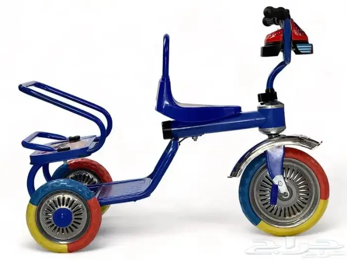 دراجة أطفال مقعد ومقعدين حديد ذات 3 كفرات (سيكل 3 كفرات) 22
