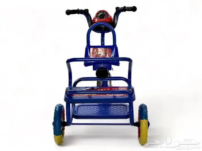 دراجة أطفال مقعد ومقعدين حديد ذات 3 كفرات (سيكل 3 كفرات) 23