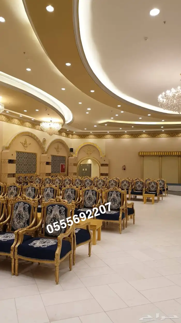 قاعة افراح قصور كراسي ملكي قاعة افراح _ مجالس ملكيه فخمه كنب 4