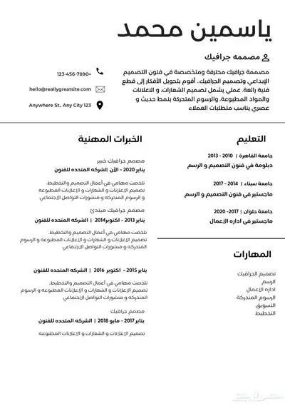 تصميم سيرة ذاتية احترافية بنظام ATS لجذب أصحاب العمل 0