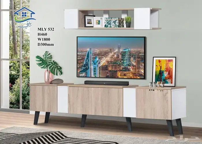طاولات تلفزيون جديده تركيب وتوصيل فوري 60