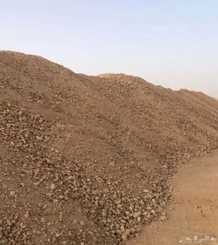 رمل ابيض ورمل احمر ودفان صبييز وازفلت مقشور -جديد وبحص 12
