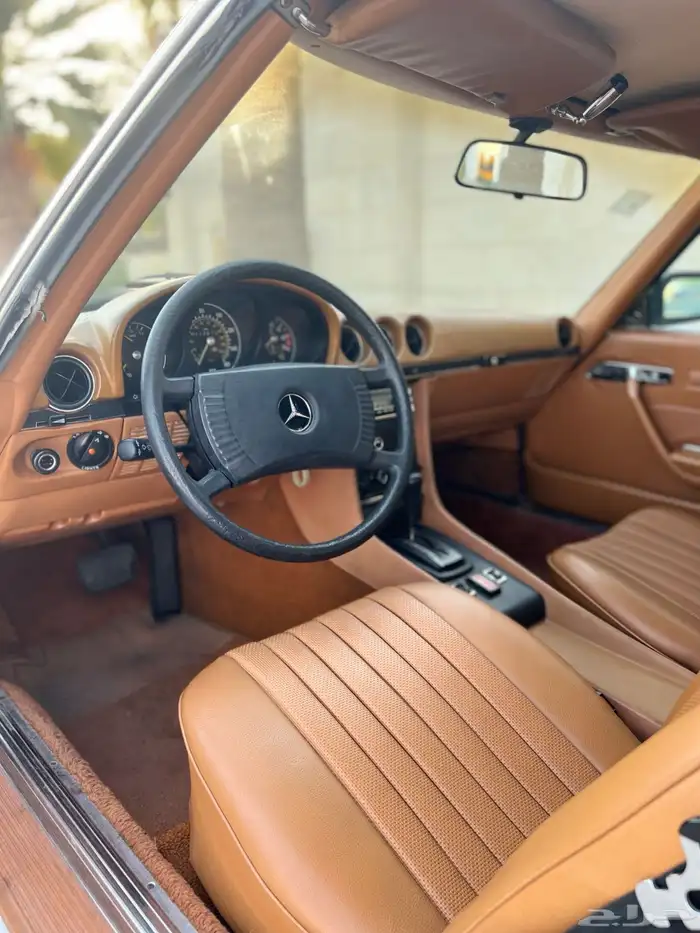 مرسيدس 450SL كوبية 1976 كشف قمة النظافة وكالة ( تم البيع ) . 21