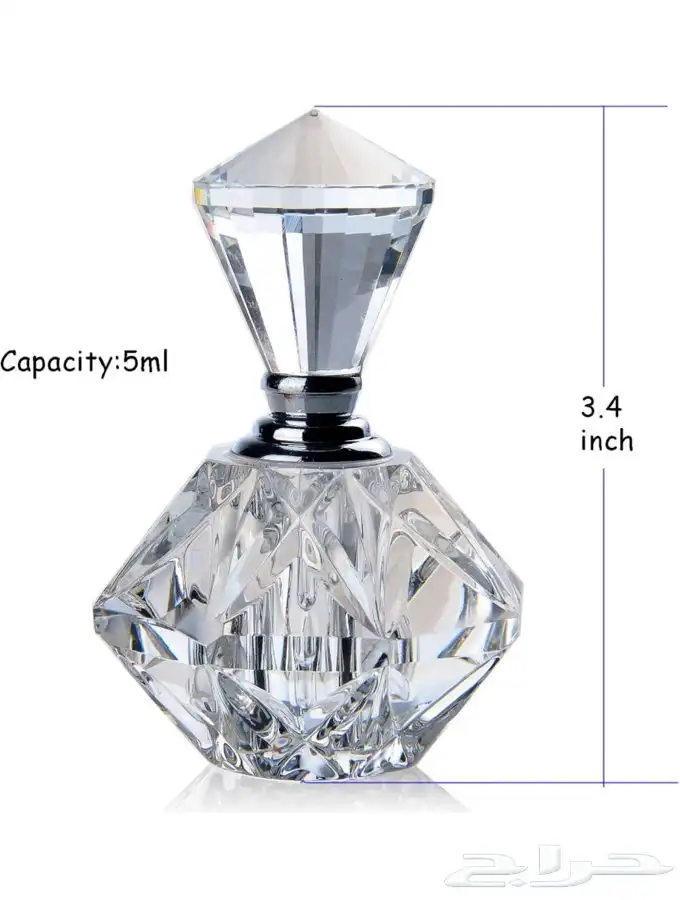 زجاجة عطر كريستال 5توله في 3ملي 3