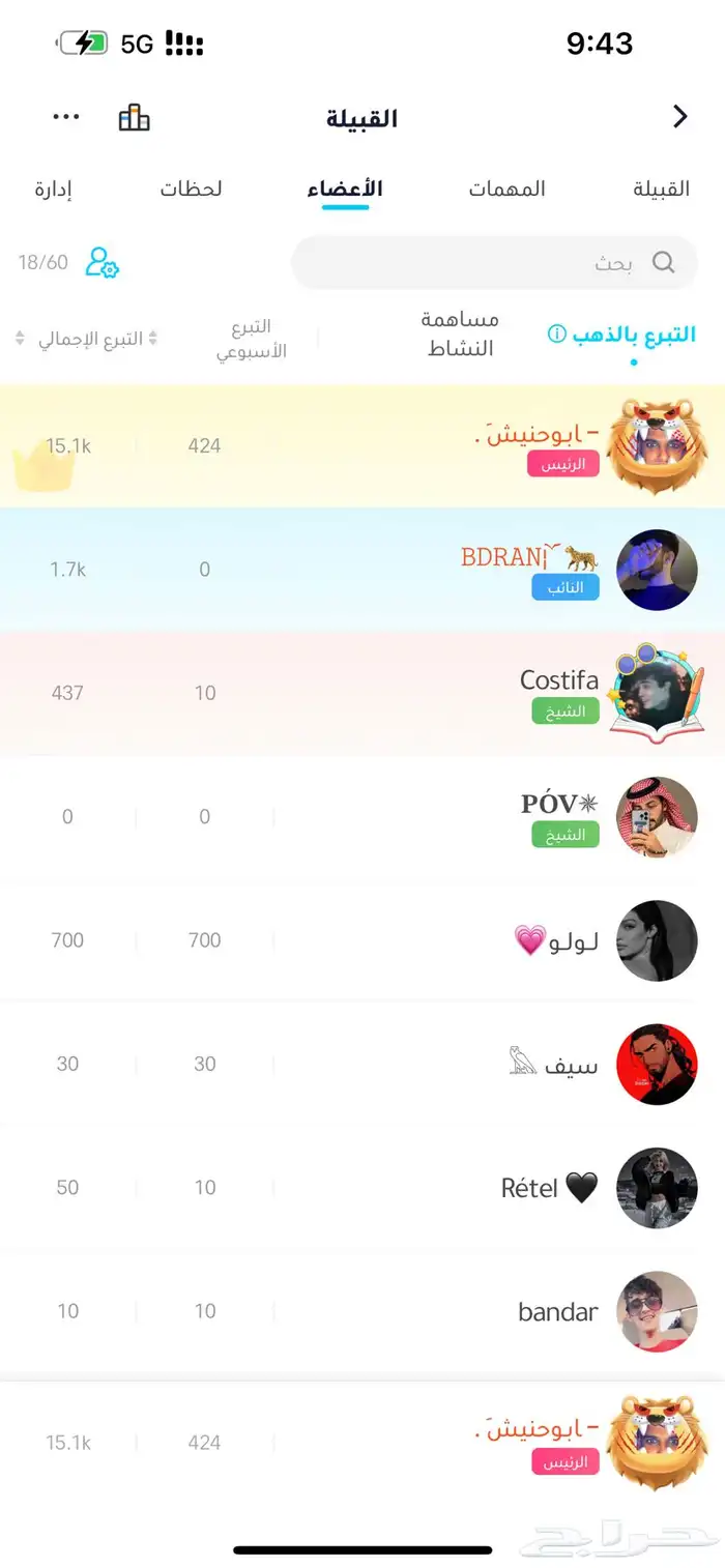 حسابات وي بلاي weplay للبيع 1