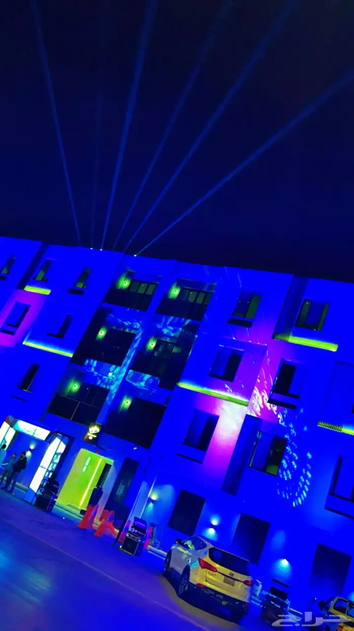 افتتاحات. تراس. سيتي كلر. بيمات. قوس بلون. اضاءات. 1