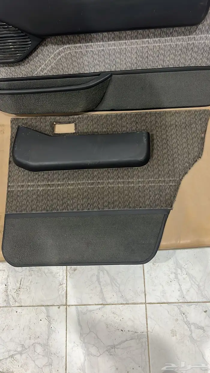 قماش ابواب بترول رصاصي مشجر 4