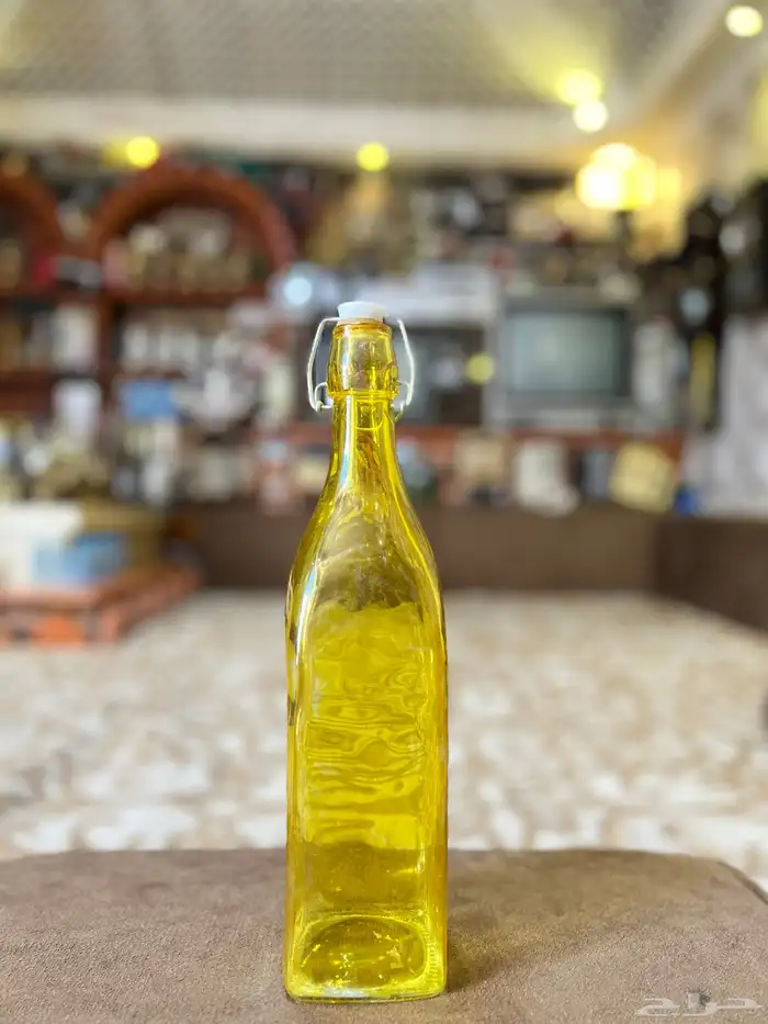 علبة حافظة الزيت العسلي القديمة تراثية 1