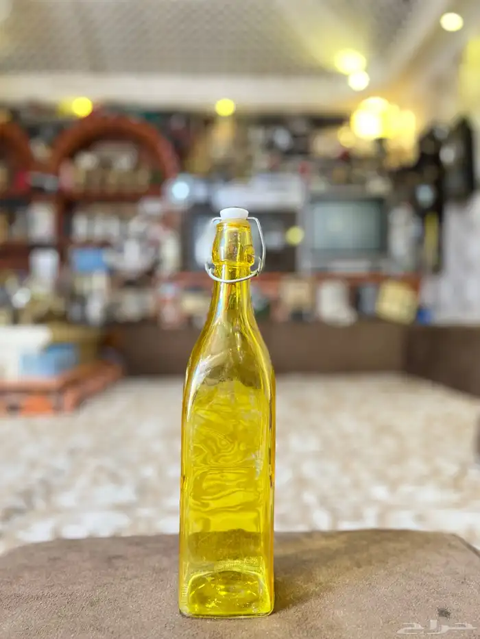علبة حافظة الزيت العسلي القديمة تراثية 0