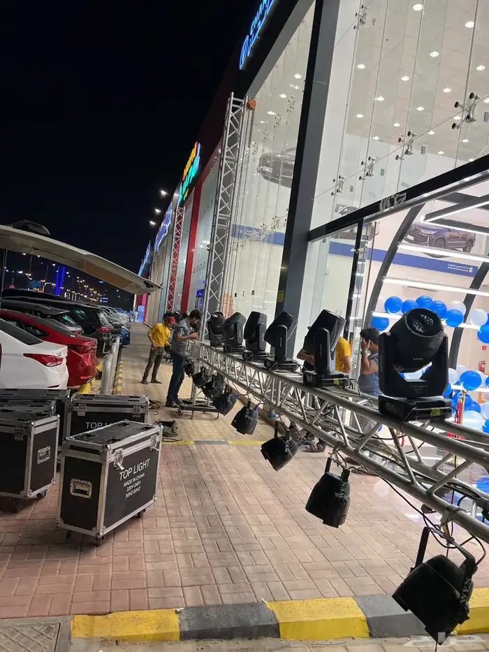 افتتاحات. تراس. سيتي كلر. بيمات. قوس بلون. اضاءات. 6