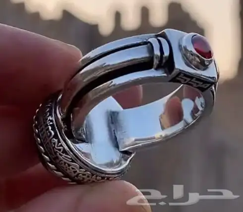 خواتم فضة للمتميزين بأحجار كريمة 59