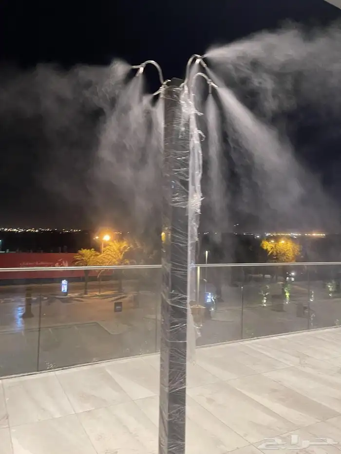 رذاذ وضباب مراوح الحرم اعمدة ضباب 0