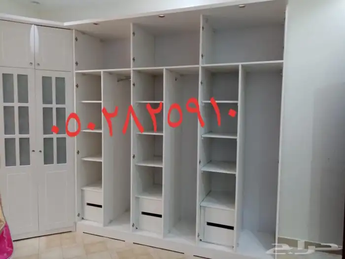 تفصيل غرف ملابس 55