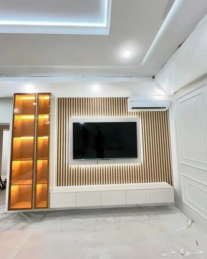 ديكورات حديثة بديل شيبورد خشب رخام غرف نوم 77