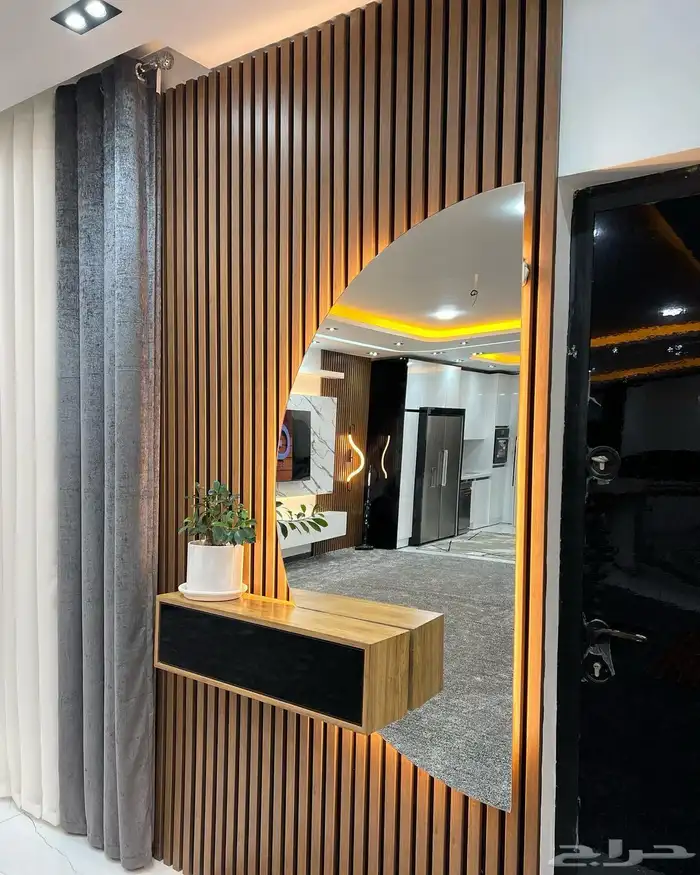 ديكورات حديثة بديل شيبورد خشب رخام غرف نوم 37