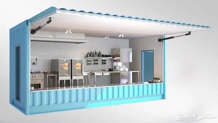 كونتينر فود ترك درايف ثرو كشك ( تجهيز المشروع بالكامل ) 88