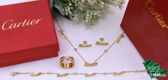 طقم ماركات نسائية سلسال حلق اسوره خاتم 11