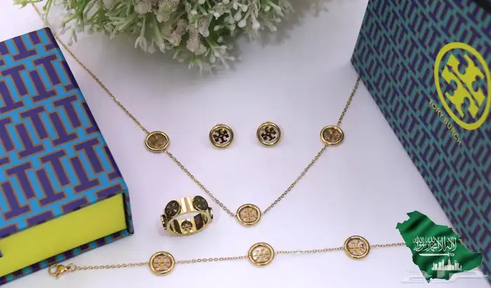 طقم ماركات نسائية سلسال حلق اسوره خاتم 4