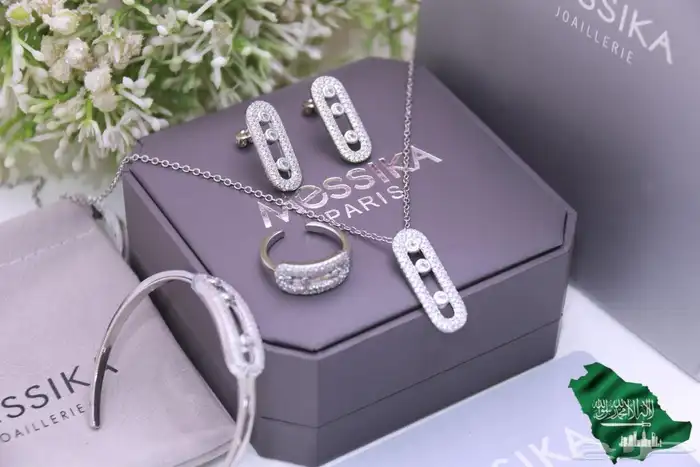 طقم ماركات نسائية سلسال حلق اسوره خاتم 12