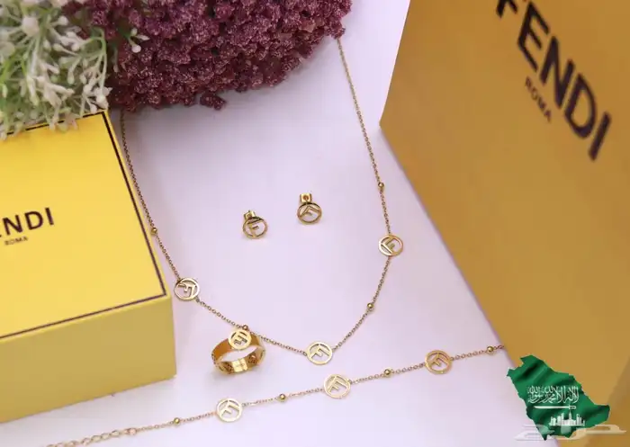 طقم ماركات نسائية سلسال حلق اسوره خاتم 5