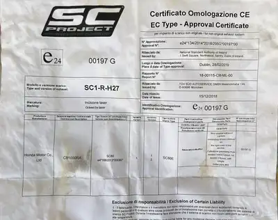 للبيع هدرز تيتانيوم اصلي SC بروجكت جديد بدون دبه Z900 4
